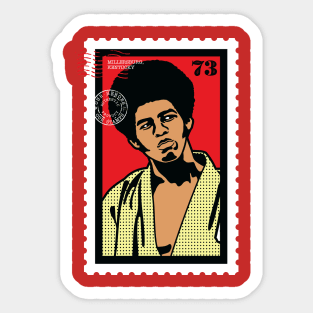 Jim Kelly Hero Stamp Sticker